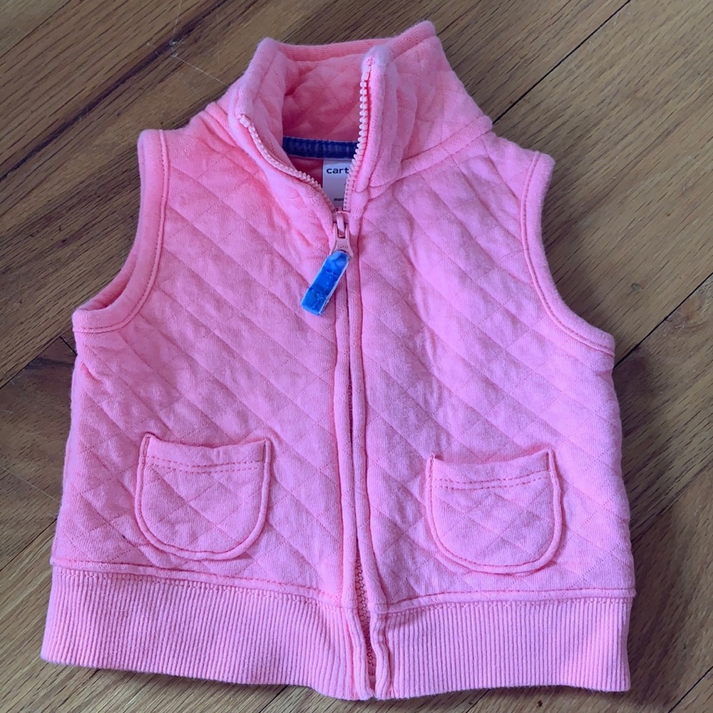 Pink Carter’s quilted Vest